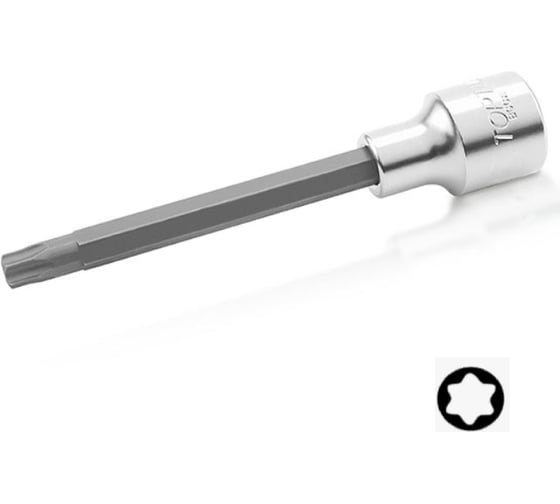 Головка торцевая со вставкой Torx T45, L=120 мм, 1/2"DR TOPTUL BCGA1645
