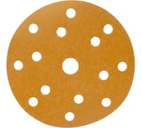 Шлифовальные круги на липучке 150 мм, Р400, 15 отверстий, 10 штук Vitatools G-150-P400-15-10