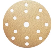 Шлифовальные круги на липучке 150 мм, Р60, 15 отверстий, 5 штук Vitatools G-150-P60-15-5