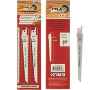 Полотна по дереву (металл, стеклопластик) S611DF BIM 8% Co, 150x19 мм, 6 TPI, грубый поперечный/продольный распил, 2 шт для сабельной пилы Pilorama 566110 31893360