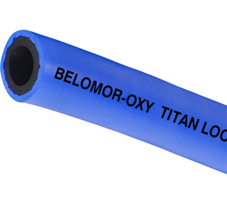 Рукав кислородный «BELOMOR-OXY» синий, 6 мм, 20 bar, 50 м TITAN LOCK TL006BM-OXY_50