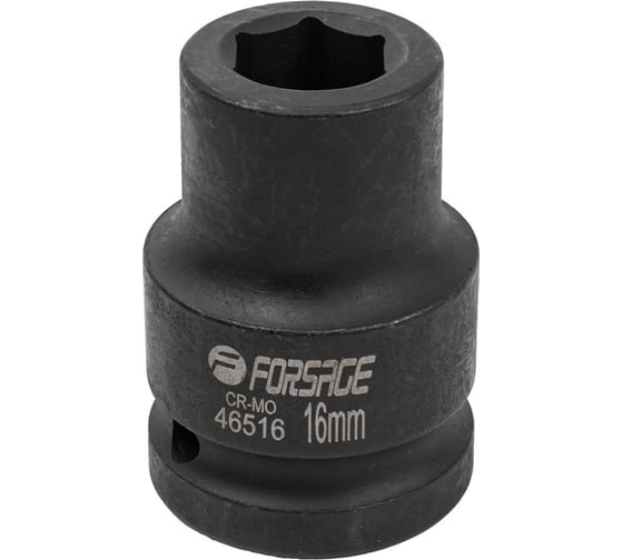 Головка ударная 16 мм, 3/4"DR, 6 гр. Forsage F-46516(57134)