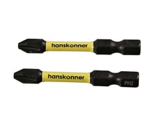 Биты PH2, 50 мм, 2 шт Hanskonner HPH2-50-2T