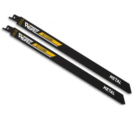 Полотно по металлу Сobalt 228x19x0.9 мм, 9", 1.8 мм/14 TPI, 2 шт для сабельной пилы WURZ S1122BF 1