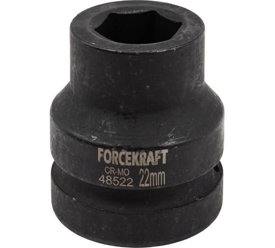 Головка ударная 22 мм, 6 гр., 1"DR Forcekraft FK-48522(57883)