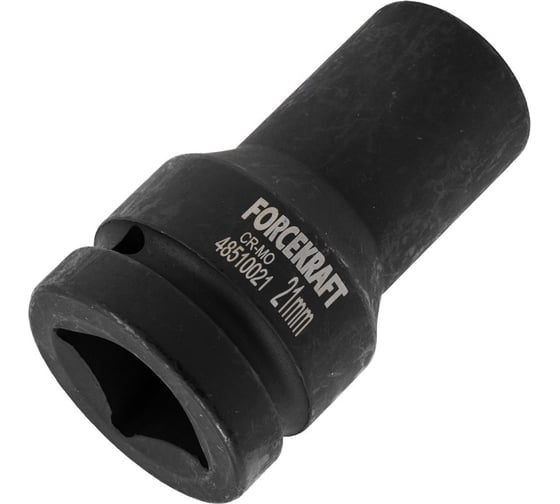 Головка ударная глубокая 21 мм, 6 гр., 1"DR Forcekraft FK-48510021(57895)
