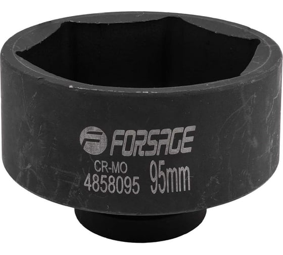 Головка ударная 95 мм, 6 гр., 1"DR Forsage F-4858095(57920) 1