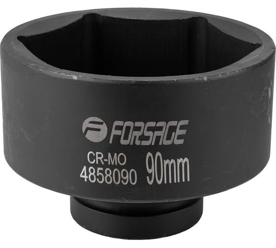Головка ударная 90 мм, 6 гр., 1"DR Forsage F-4858090(57919) 1