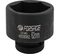 Головка ударная 62 мм, 6 гр., 1"DR Forsage F-4858062(57914)