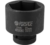 Головка ударная 60 мм, 6 гр., 1"DR Forsage F-4858060(57913)