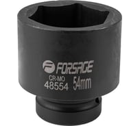Головка ударная 54 мм, 6 гр., 1"DR Forsage F-48554(57903)