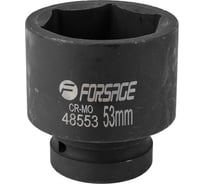 Головка ударная 53 мм, 6 гр., 1"DR Forsage F-48553(57902)