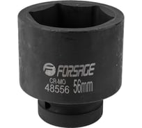 Головка ударная 56 мм, 6 гр., 1"DR Forsage F-48556(57904)