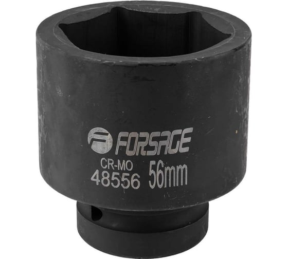Головка ударная 56 мм, 6 гр., 1"DR Forsage F-48556(57904) 1