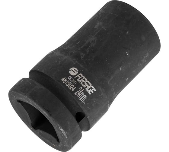 Головка ударная для футорки 24 мм, 4 гр., 1"DR Forsage F-4819024(57912)