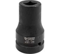 Головка ударная для футорки 17 мм, 4 гр., 1"DR Forsage F-4819017(57907)