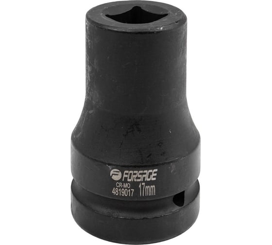Головка ударная для футорки 17 мм, 4 гр., 1"DR Forsage F-4819017(57907)