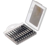 Набор магнитных бит HEX 50 мм, 10 шт WURZ 4241