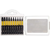 Набор магнитных бит TORX 50 мм, Т5-Т30, 10 шт WURZ 4221