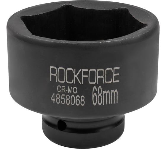 Головка ударная глубокая 6-гранная 68 мм, 1"DR Rockforce RF-4858068(57550)