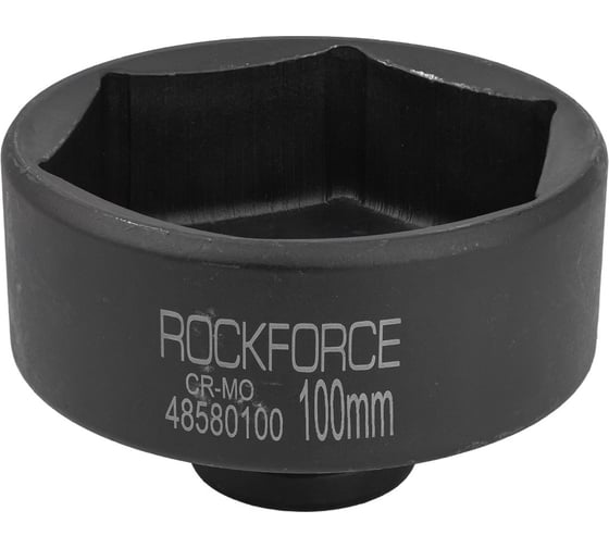 Головка ударная глубокая 6-гранная 100 мм, 1"DR Rockforce RF-48580100(57549)