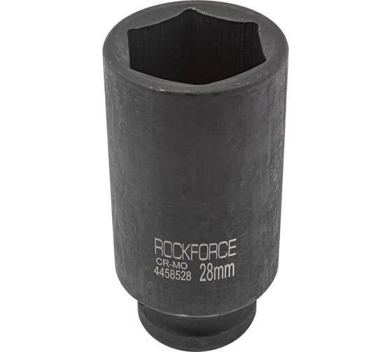 Головка ударная глубокая 6-гранная 28 мм, 1/2"DR Rockforce RF-4458528(52589)