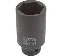 Головка ударная глубокая 6-гранная 31 мм, 1/2"DR Rockforce RF-4458531(52590)