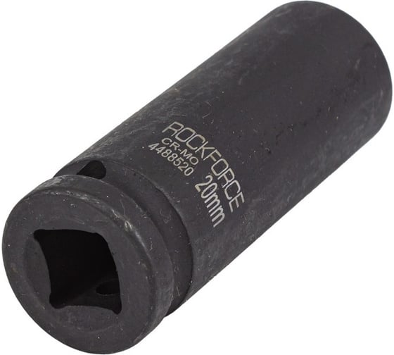 Головка ударная глубокая 12-гранная 20 мм, 1/2"DR Rockforce RF-4488520(54974)