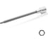 Головка торцевая с шестигранной вставкой HEX 5 мм, L=180 мм, 1/2"DR TOPTUL BCTA1605 1
