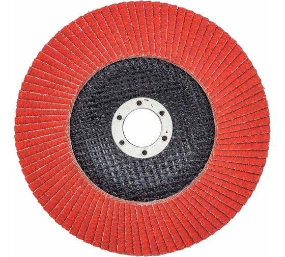 Круг лепестковый керамический торцевой 125x22.2 мм, P40 Rockforce RF-FD540Q(52002)