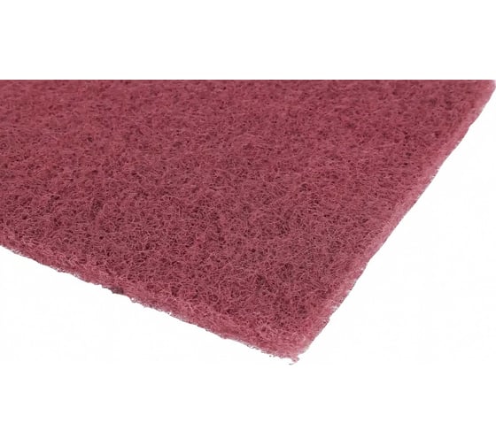 Материал шлифовальный бордовый на нетканой основе Tex 150x225 мм, Very Fine, 10 шт Hanko Tex.150x225.veryfine