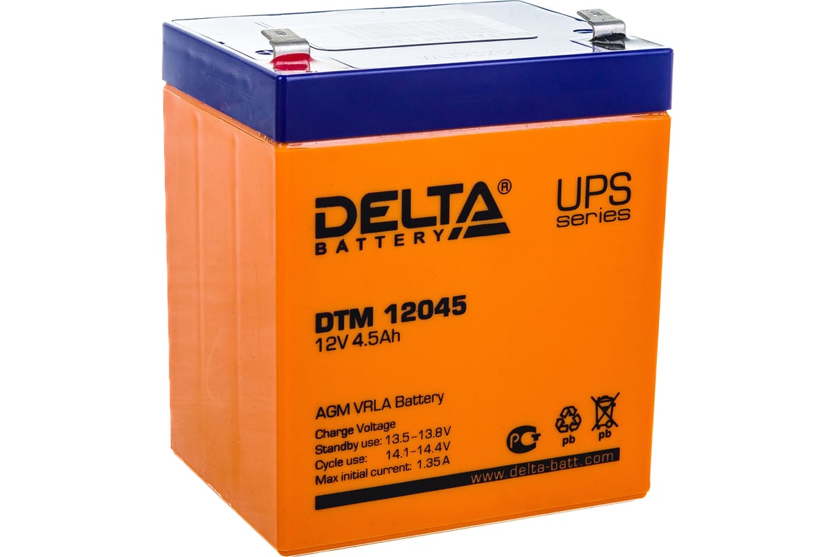 Аккумуляторная батарея Delta DTM 12045 - выгодная цена, отзывы .