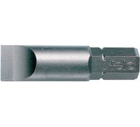 Бита плоская шлицевая Industrial SL5.5x1.0, 32 мм, посадка С8 5/16", 10 шт Felo 07052410