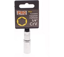 Головка глубокая 6 граней PRO 8 мм, 1/4"DR STARTUL PRO-54108