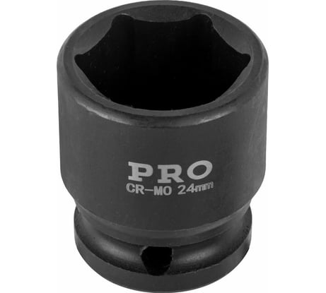 Головка ударная 6 граней PRO 24 мм, 1/2"DR STARTUL PRO-30024