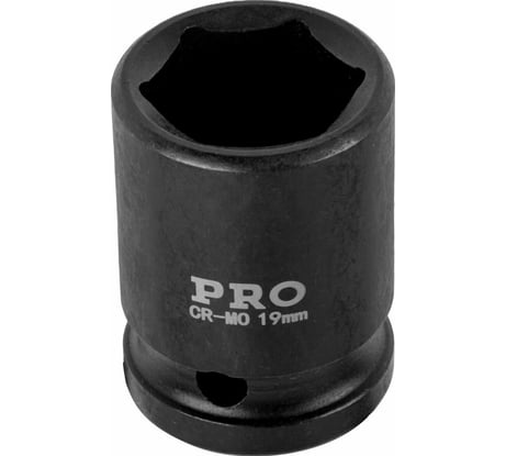 Головка ударная 6 граней PRO 19 мм, 1/2"DR STARTUL PRO-30019