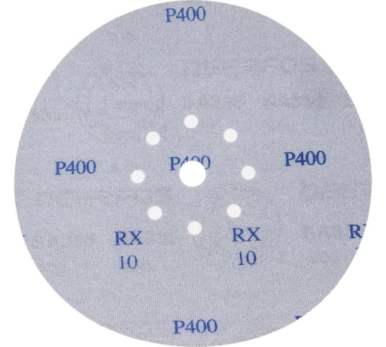 Круг шлифовальный на плёнке с липучкой PLATINUM (225 мм; 9 отверстий; Р400, 50 шт.) Deerfos 7930091771370