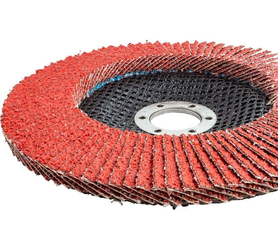 Круг лепестковый керамический торцевой 150x22.2 мм, P60 Rockforce RF-FD660Q(52015)