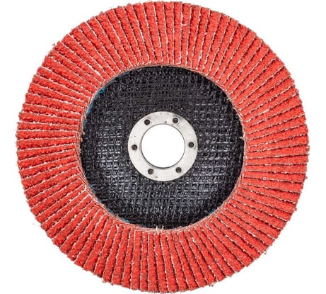 Круг лепестковый керамический торцевой 150x22.2 мм, P80 Rockforce RF-FD680Q(52017)