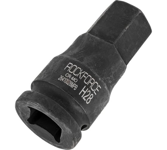 Головка-бита ударная 6-гранная 28 мм, 3/4"DR Rockforce RF-26410028MPB(57157)