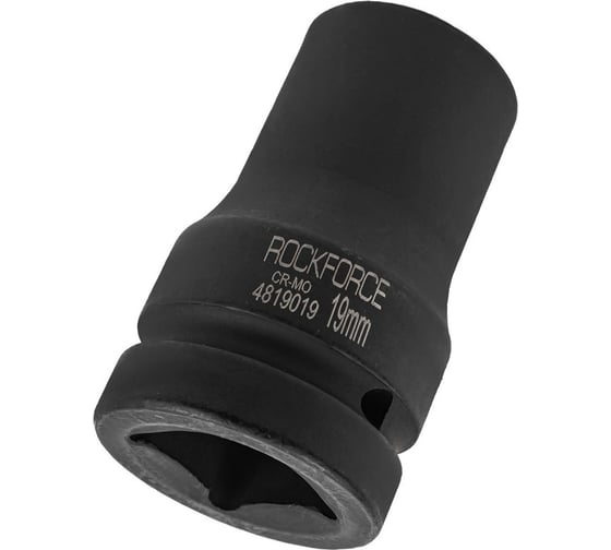 Головка ударная 4-гранная 19 мм, 1"DR для футорки Rockforce RF-4819019(57934)