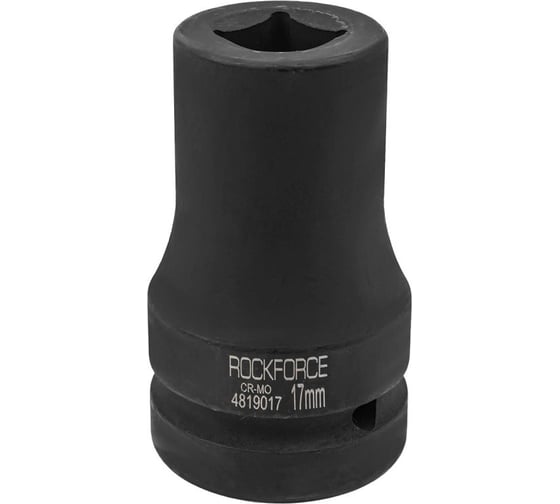 Головка ударная 4-гранная 17 мм, 1"DR для футорки Rockforce RF-4819017(57933) 1