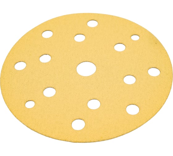 Круг абразивный 255 Abrasive paper 150 мм, Р120, 15 отверстий, 10 шт A1 25512010