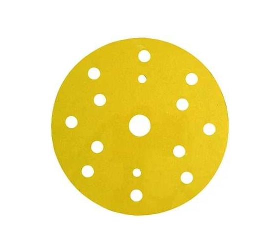 Набор абразивных кругов 255 Abrasive paper mix Р80-Р500, 150 мм, 15 отверстий, 70 шт A1 255mix10