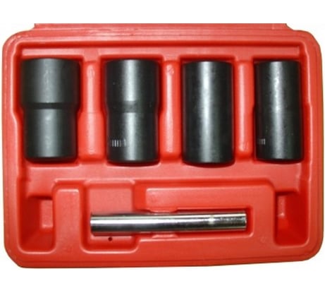 Набор головок 17-22 мм, 5 предметов для поврежденных гаек СТАНКОИМПОРТ KA-2393A