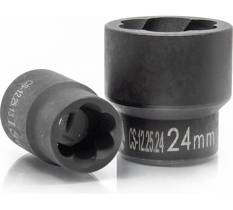 Короткая спиральная головка 24 мм на 1/2" СТАНКОИМПОРТ CS-12.25.24