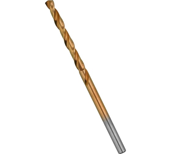 Сверло по металлу COBALT 4 мм, Р6М5К8 vertextools 818-4