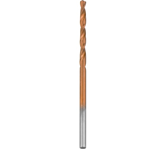 Сверло по металлу COBALT 2.5 мм, Р6М5К8 vertextools 818-2,5 1