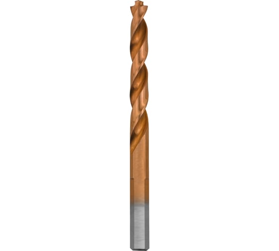 Сверло по металлу COBALT 7.5 мм, Р6М5К8 vertextools 818-7,5 1