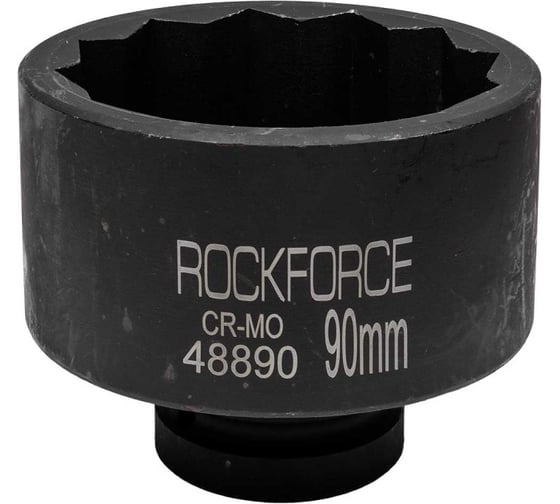 Головка ударная 12-гранная 90 мм, 1"DR Rockforce RF-48890(57559)